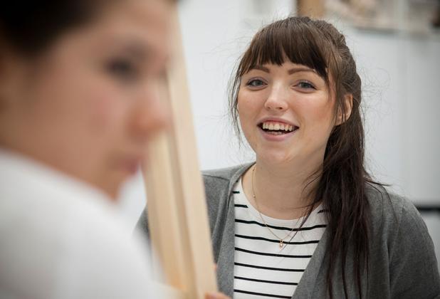 Interior Architecture student in class