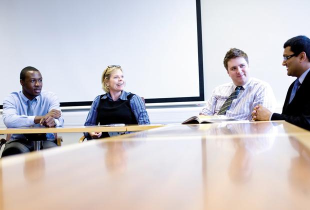 Board room meeting