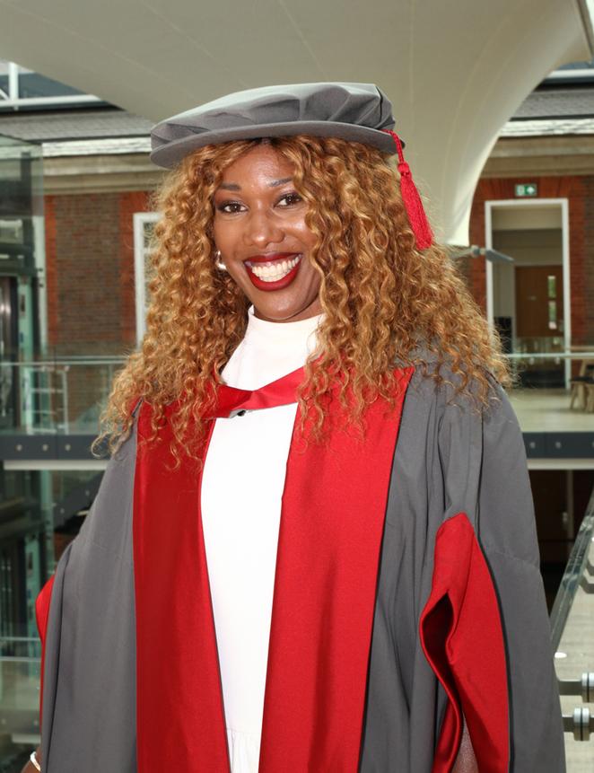 Montell Douglas honorary graduate middlesex university
