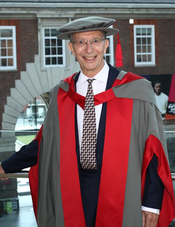 David Sugarman at Middlesex University Graduation 2025