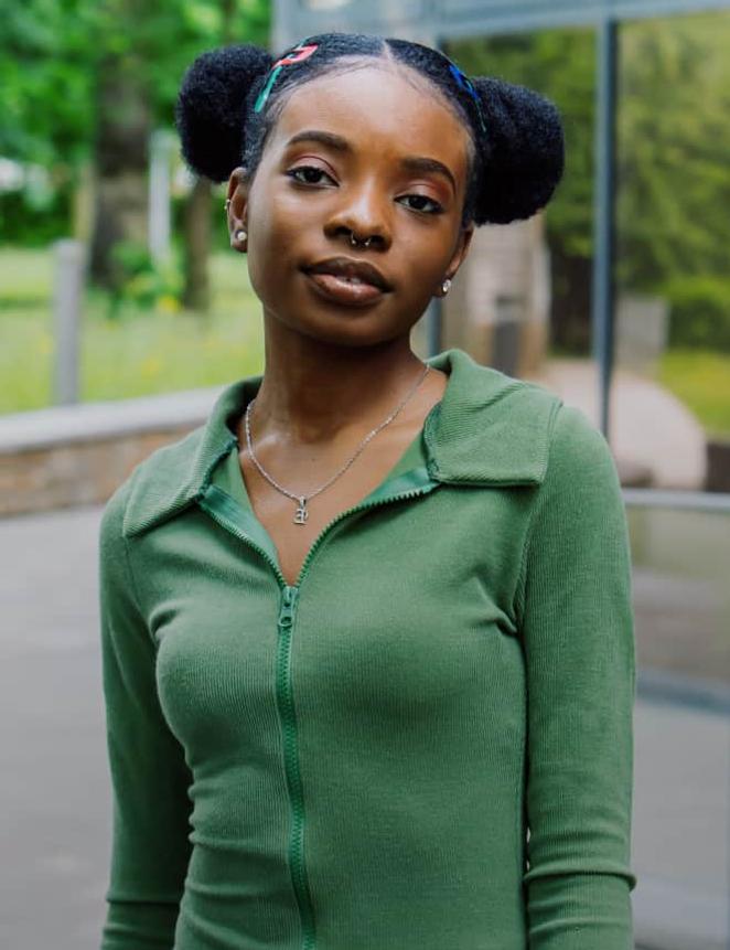 Person in green top