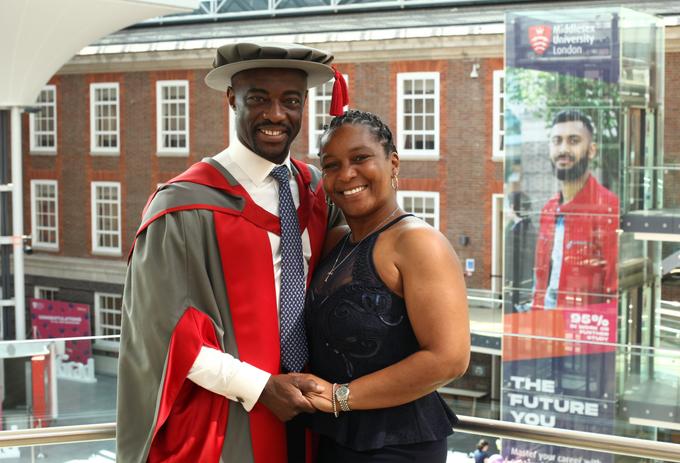 Tim Campbell at Graduation