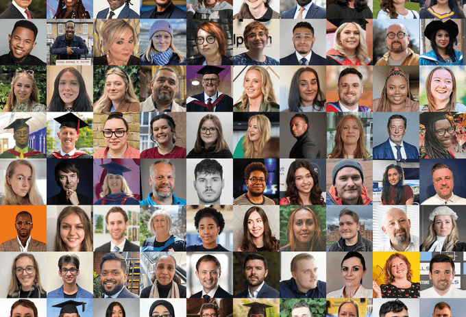 Lead 100 faces campaign image