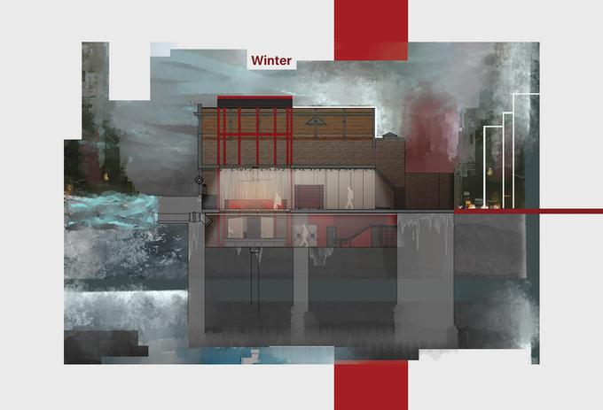 Interiors educators student winning project
