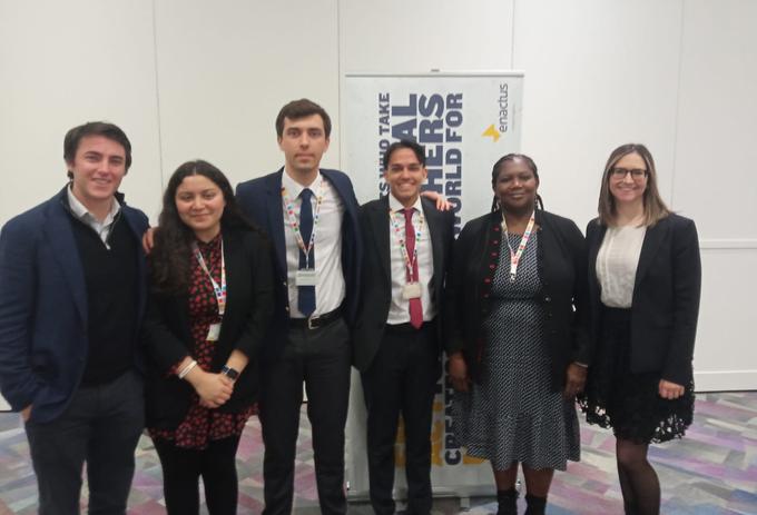 MDX Enactus team  at Tech4Good competition