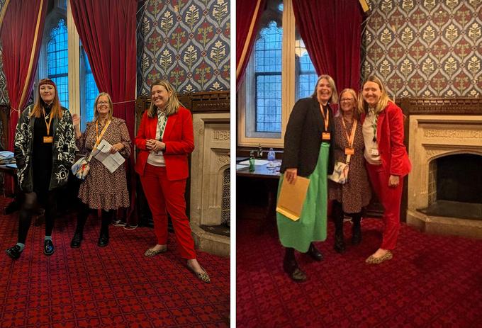 Two MDX academics with MPs