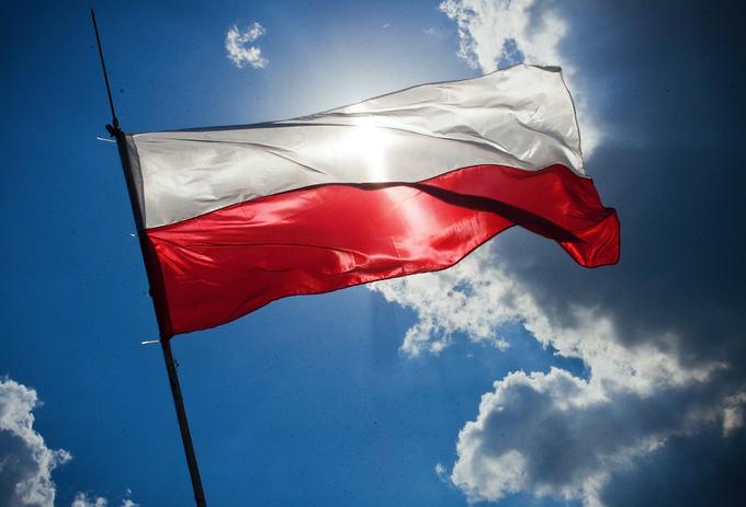 A picture of Poland's flag