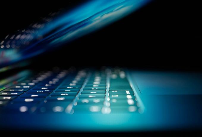 Keyboard at night