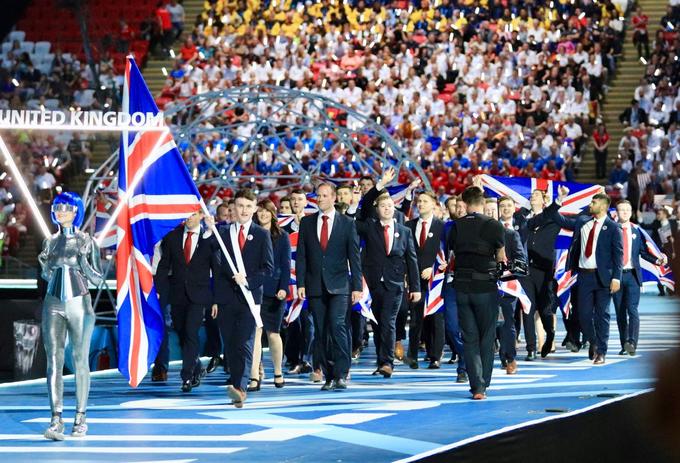 UK worldskills team at the olympics