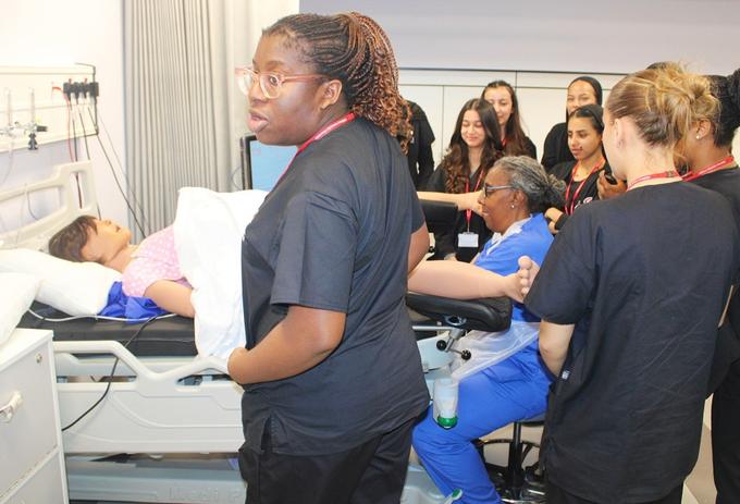 T-Level students at nursing and midwifery expert sessions