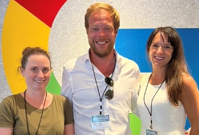Dr Ruth Spence, Dr Jeffrey DeMarco and Dr Elena Martellozzo at Google HQ