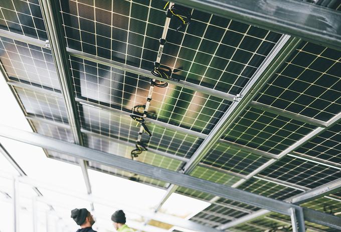Renewable power generation solar panels
