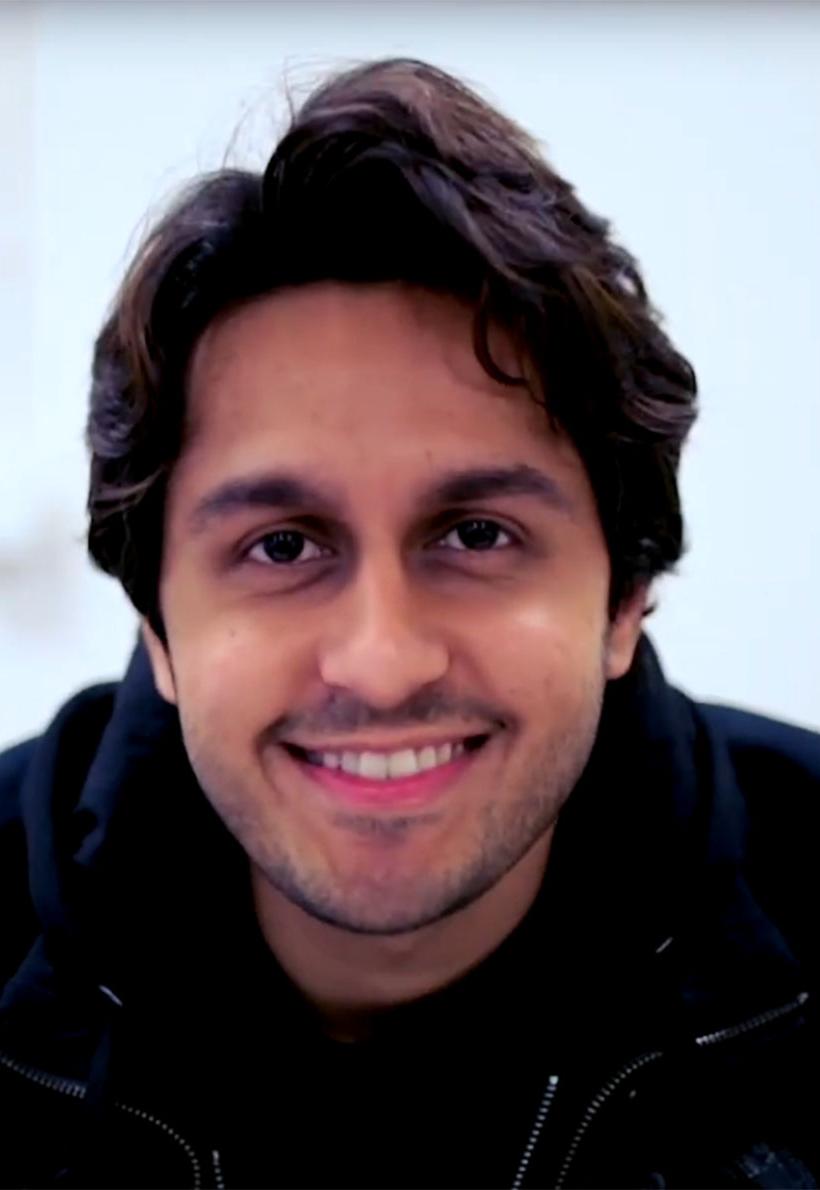 young man Yash from India headshot smiling