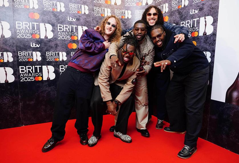 Ezra Collective band at the Brit Awards