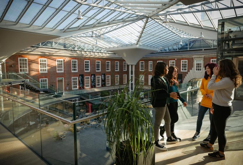 Students around campus