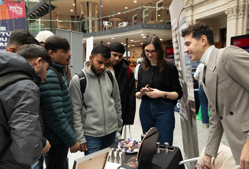 Students at Gradstock our flagship careers fair connecting them with employers from a wide range of industries and sectors.