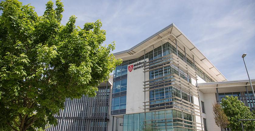 The Sheppard library on a sunny day