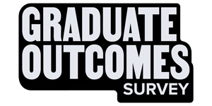 Graduate outcome survey logo reading Graduate outcome survey