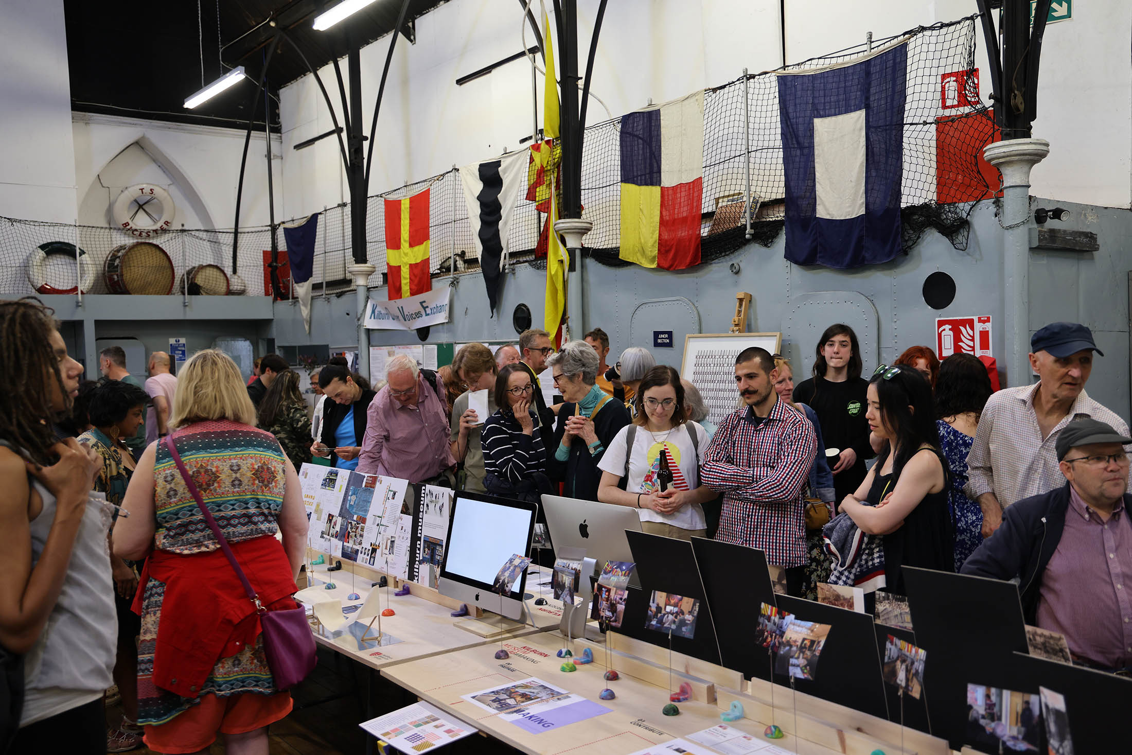 Visitors at the event