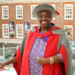 Honorary graduate from middlesex university sandra a agard