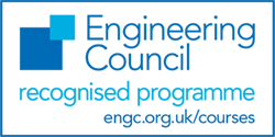 Engineering Council recognised programme logo