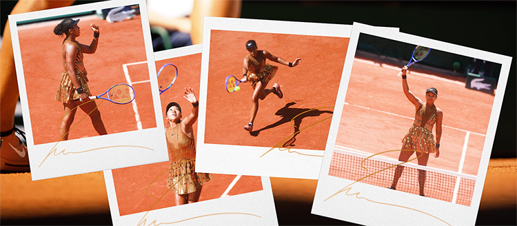 Digital collage for Naomi Osaka