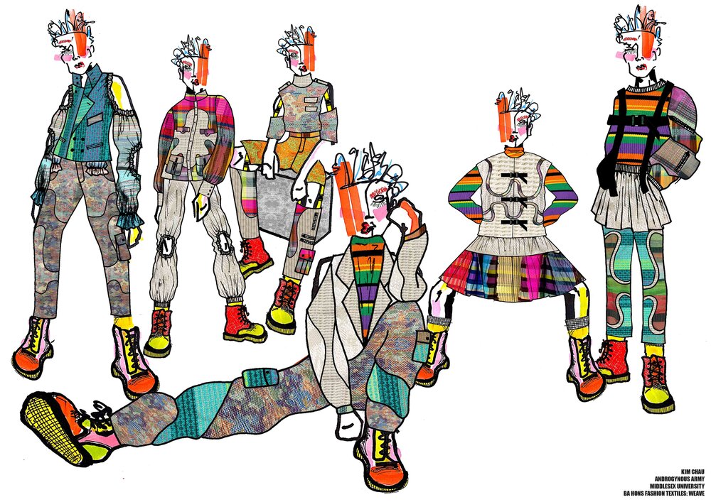 MDX Fashion graduates featuring their work