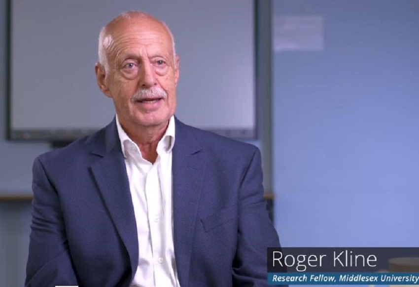 A male research fellow having an interview