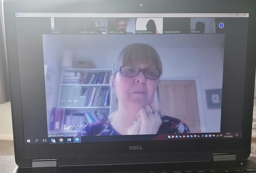 MDX student embracing online learning during Coronavirus pandemic