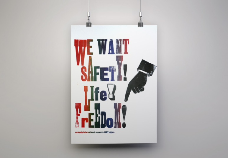 We want safety! Life! Freedom! poster