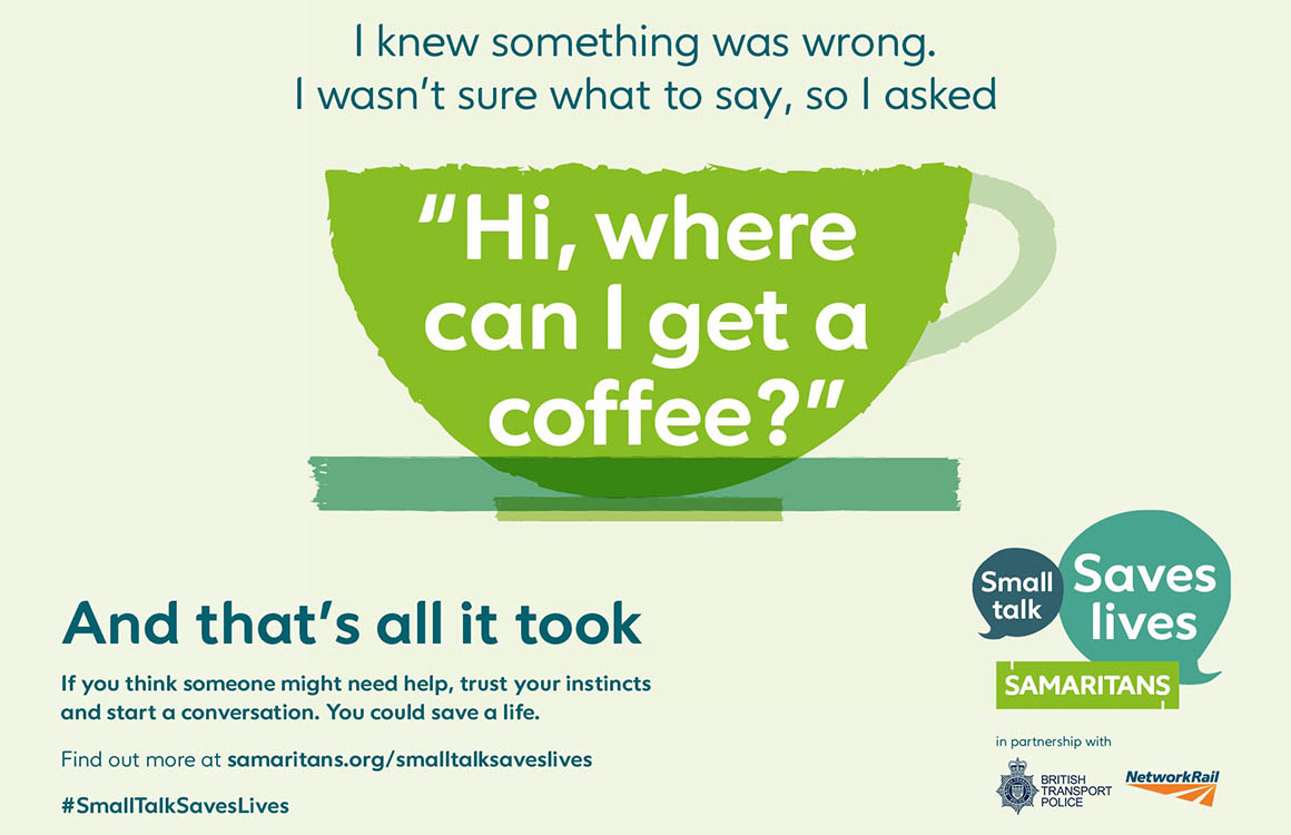 Small talk, saves lives poster 2