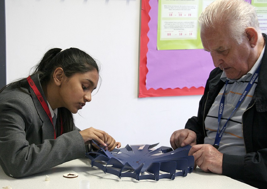 Loraine Leeson Pupil photo with Ray Gipson