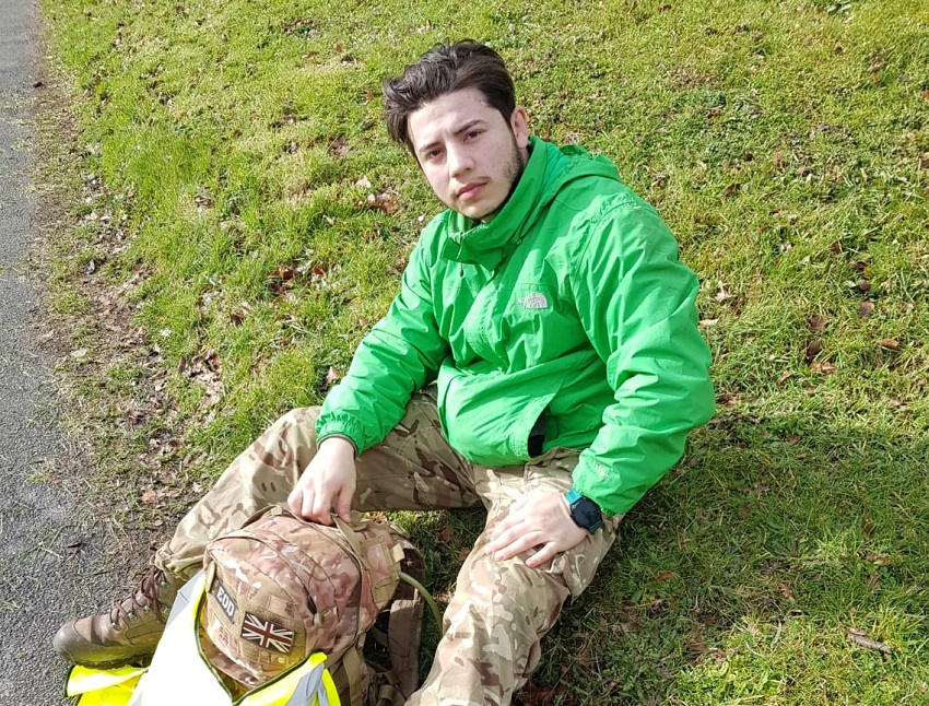 Andres in uniform