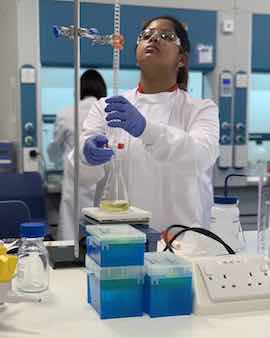 Lavanya in the uk worldskills team