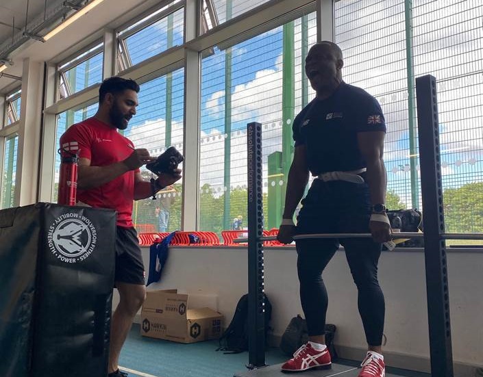 Shyam Chavda- weightlifting Commonwealth Games