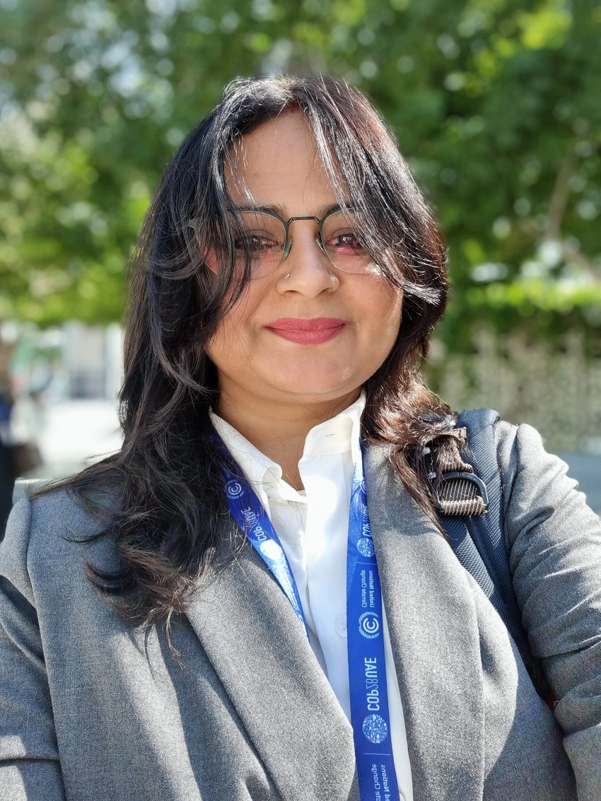 Aditi Jha also gained access to the Blue Zone