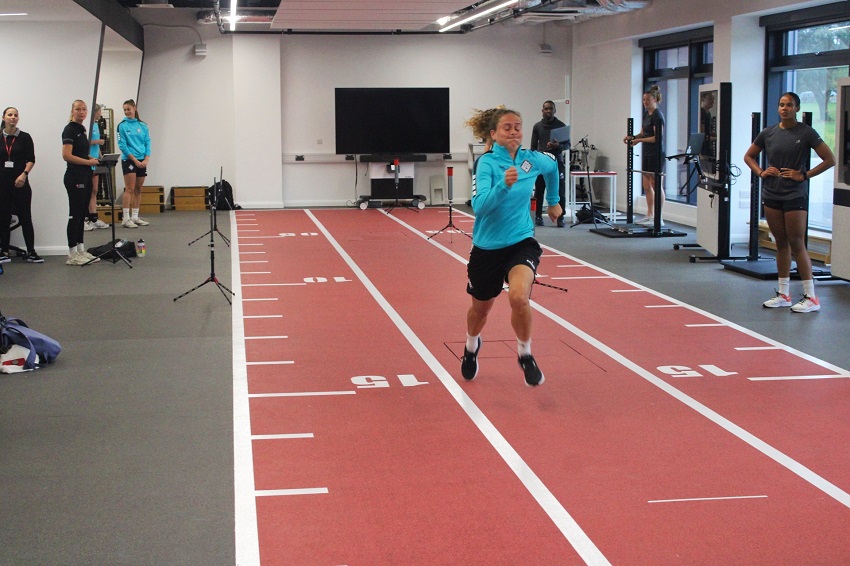 London City Lionesses players undergo strength and conditioning tests