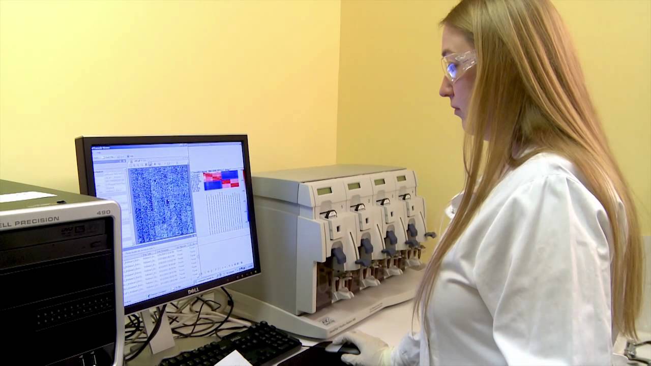 Dr britta in her lab
