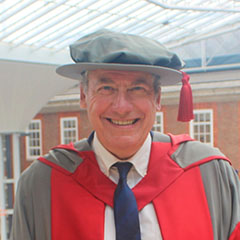 Adrian Wootton at Middlesex University Graduation 2024