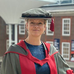 Hege Saebjornsen at Middlesex University Graduation 2024