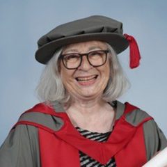 Sevil Peach at Middlesex University Graduation 2024