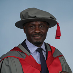 Tevin Tobun at Middlesex University Graduation 2024