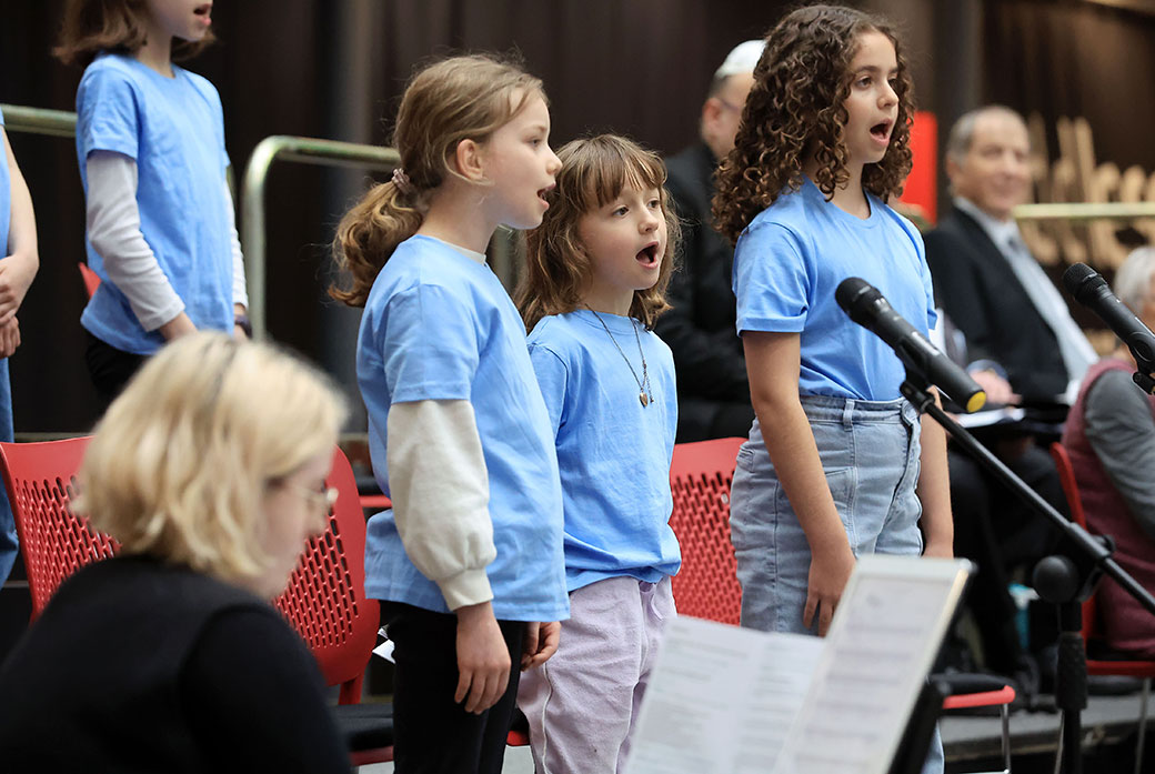 Children perform at Holocaust Memorial