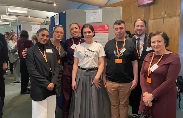 Students at Posters in Parliament event