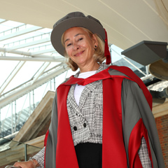 Cunningham Sue honorary graduate Middlesex university
