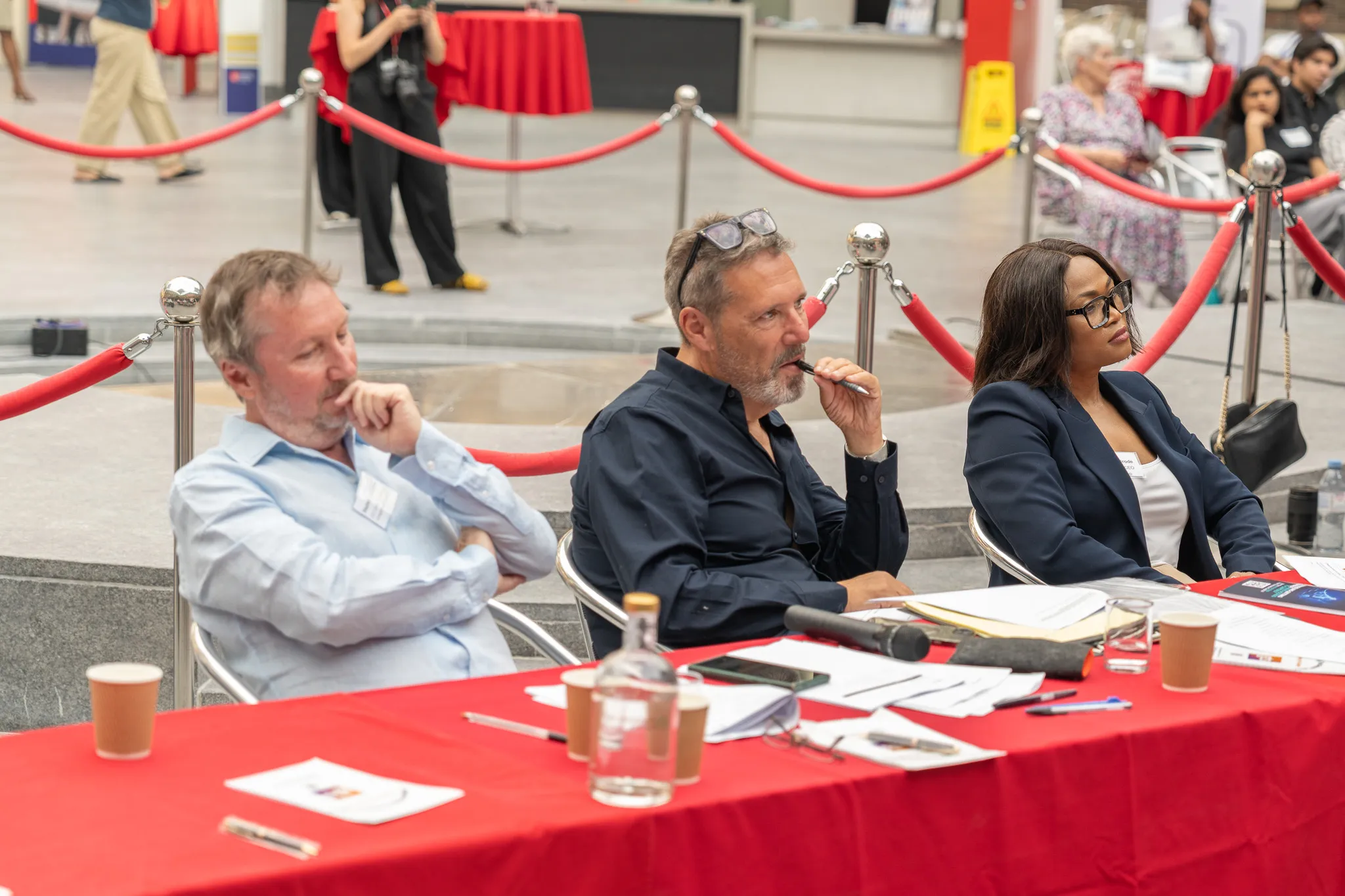 Judging panel for student competition