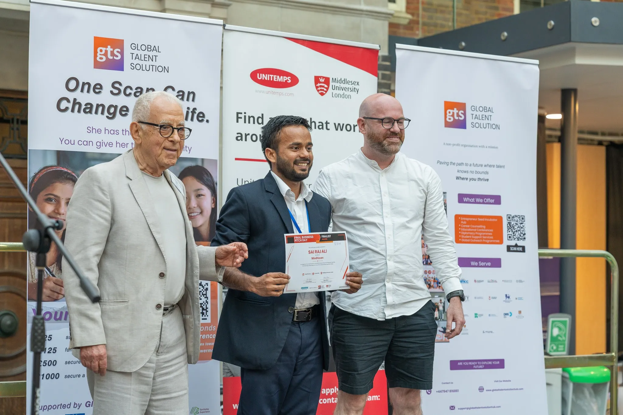 Runner up competition winner