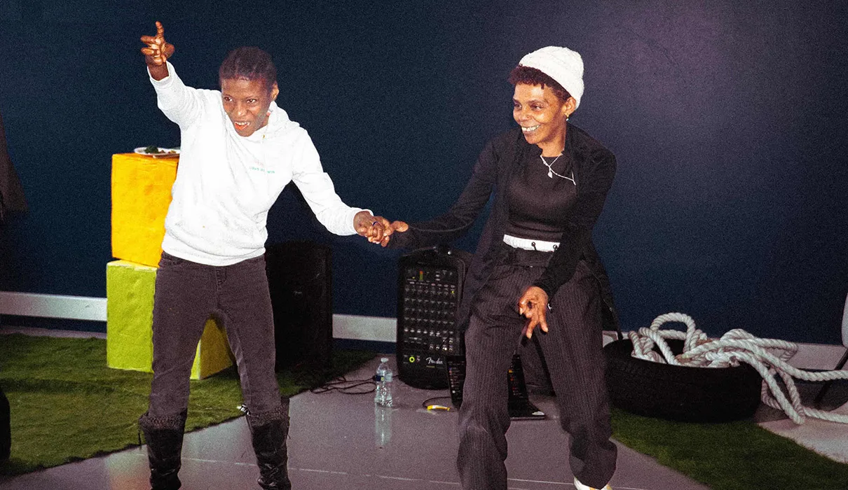 Martine Rose display at pop-up