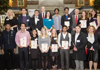 A group photo of Santander scholars 2014