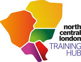 Image of the North Central London Training Hub, a modern facility for professional development in the healthcare sector.